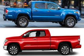 The tundra double cab with a regular better than a double cab. 2018 Toyota Tacoma Vs 2018 Toyota Tundra What S The Difference Autotrader