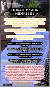 5 mas eu confio na tua benignidade; Neemias 3 E 4 Oracao E Acao Cg Ensino