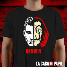 Check out our la casa de papel denver selection for the very best in unique or custom, handmade pieces from our shops. La Casa De Papel Money Heist Face Denver Shirt Bella Ciao La Resistencia Shirt Lazada Ph