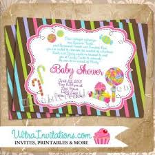 Candyland Baby Shower Invitations Printable Digital Or Prints Candy Baby Shower Invitations Candy Themed Baby Shower Printable Baby Shower Invitations