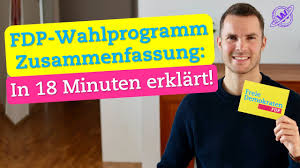 Alles ist drin. macht der grüne bundesvorstand konkrete vorschläge, damit ein gemeinsamer aufbruch gelingt. Fdp Wahlprogramm 2021 Zusammenfassung In 18 Minuten Youtube