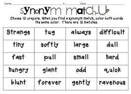 Check spelling or type a new query. Synonym And Antonym Match Up Like The Idea Synonyms And Antonyms Teaching Writing Learn Singing