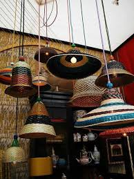 مازی راهنمای طراحی و دکوراسیون داخلی کلاه ها و سبد های حصیری فوق العاده برای لوستر شدن مناسبن فقط کمی فضا رو تار Elle Decor Lighting Inspiration Decor