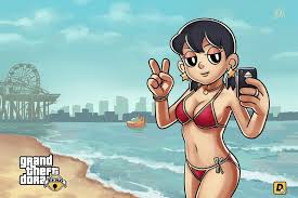 This Doraemon X Grand Theft Auto Visualization Will Ruin Your Childhood Doraemon Cartoon Wallpaper Hd Cute Cartoon Wallpapers