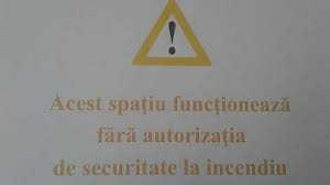 Totodată, se menționează că obligația solicitării și obținerii autorizației de securitate la incendiu revine, potrivit legii de asemenea, se face precizarea că documentația tehnică, în baza căreia se emite autorizația de securitate la incendiu, trebuie întocmită, conform prevederilor legale, de către. Acest SpaÅ£iu FuncÅ£ioneazÄƒ FÄƒrÄƒ AutorizaÅ£ia De Securitate La Incendiu Intri Pe Propria RÄƒspundere Radio Romania ReÈ™iÈ›a