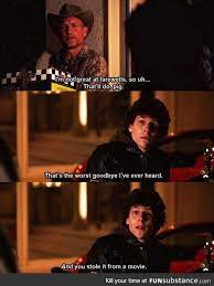 Life is a string of events of meeting people and bidding them goodbye. Love This Movie Funsubstance Zombieland Movie Funny Movies Movies