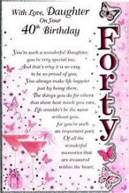 40th Birthday Card For My Daughter Image Result For Daughter 40th Birthday Sister Birthday Quotes 40th Birthday Poems Happy 40th Birthday
