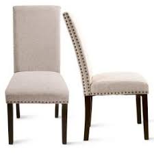 Harper Bright Designs Beige Upholstered Dining Chairs Set Of 2 Wf189457aaa The Hom Dining Chair Upholstery Fabric Dining Chairs Upholstered Dining Chairs