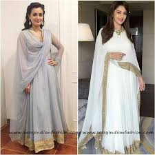Simple Plain White Anarkali Dress Bollywood Fashion Trendy Dresses White Anarkali