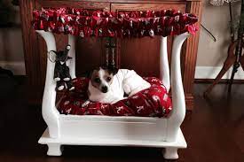 A combination credenza and dog crate, this piece is a great choice for anyone with limited space. Coffee Table Pet Bed Www Macj Com Br