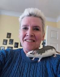 Quinn and her pretty pink star-feet.