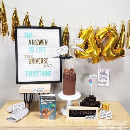 The Hitchhiker's Guide to the Galaxy Party!