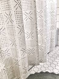 Shower Curtain Shapes Sour Cream Threshold Guest Bathroom Remodel Affordable Bathroom Remodel Farmhouse Shower Curtain
