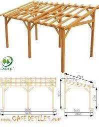 Resultado De Imagen De Plan De Pergola Pente Pergola Patio Ideas Diy Pergola Building A Pergola