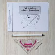 Werbung Wegen Markennennung Zum Zeichnen Arbeiten Mit Dem Geodreieck Habe Ich Fur Meine Lieben Ein Kleines Arbeitsheft Zusammen Geodreieck Lehramt Lehrmittel