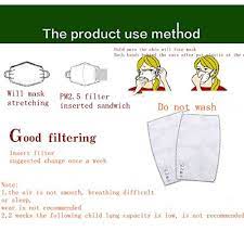 A suregard bacterial/viral filter insert when installed in the reusable personal protective mask does not guarantee filtration of microscopic virus particles. Pm2 5 Carbon Mask Filter For Reusable Masks Only Diy Face Mask Mask Diy Mask