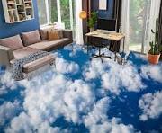 3D Natural White Clouds JJ2288FF Floor Wallpaper Murals Self ...