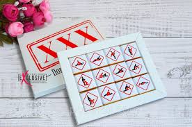 Шоколадный набор XXX - Попробуй каждую!