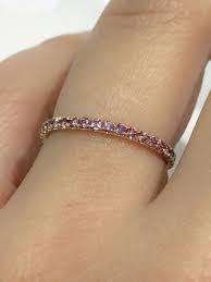 Pink Tourmaline Pave Band Full Eternity Tourmaline Matching Etsy Pink Tourmaline Jewelry Reiki Jewelry