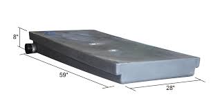 2 gallon freestanding mini eco grass tank with filter unit and led. Holding Tank Roto Molded 28 W X 59 L X 8 H 40 Gallon Model H865 Left Hand Side Drain Jazz Sales