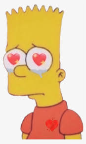 Love Bart Simpson Sad Transparent Png 747x747 Free Download On Nicepng