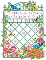 Free shipping for many products! Grandchildren Are Flowers Cross Stitch Pattern