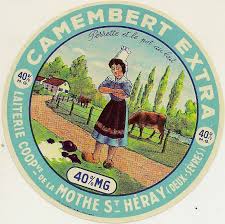 Ancienne Etiquette De Camembert Perrette Et Le Pot Au Lait Vintazh Otkrytki Dekupazh Otkrytki