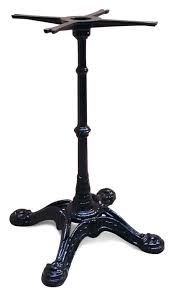 4 Prong Cast Iron French Bistro Table Base Patio Decor Outdoor Patio Furniture Sets Outdoor Dining Furniture