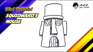 Learn how to draw step by step in a fun way!come join and follow us to learn how to draw. How To Draw Squidward S House Step By Step Youtube