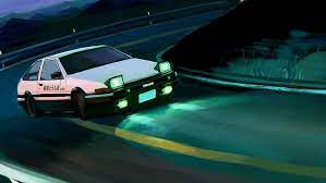 #vaporwave #future funk #ae86 trueno #toyota #toyota trueno #toyota 1986 #flowers #dolphin. Hd Wallpaper Anime Initial D Final Stage Toyota Ae86 Toyota Trueno Wallpaper Flare
