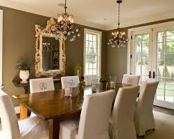 Unusual Dining Chairs For Your Dining Room Design Charming Crystal Chandelier In Traditiona Traditional Dining Rooms Dining Room Design Dark Wood Dining Table