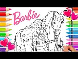 Each printable highlights a word that starts. Free Printable Barbie Coloring Sheets 06 2021