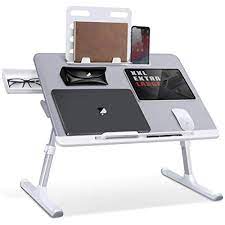 Apr 17, 2020 · a rolling laptop desk stand, which distinguishes itself with adjustable height and angle. Buy Laptop Bed Tray Desk Saiji Adjustable Laptop Stand For Bed Foldable Laptop Table With Storage Drawer For Eating Working Writing Gaming Drawing Gray X Large Online In Germany B082d74n22