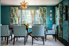 Dining room chairs are a great way to include a combination of hues. New This Week 6 Daring Dining Rooms