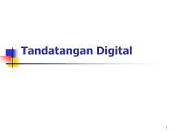 Cara membuat tandatangan yang bagus. Tandatangan Digital Ppt Download
