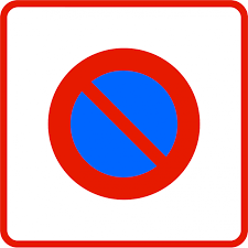 25 x 25 cm épaisseur : Panneau Stationnement Entree D Une Zone A Stationnement Interdit B6b1