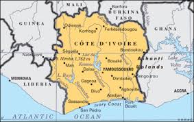 Cote d'ivoire (ivory coast) map and satellite image cote d'ivoire (ivory coast) is located in western africa. Ivory Coast Map Latest Blogs On Technology Travel Movies And Photo Gallery