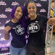 Watch Carefully The Magic That Occurs When These Two Best Friends Are Together Itsmebayley Sashabankswwe Yo Sasha Bank Wwe Female Wrestlers Wwe Divas Bikini