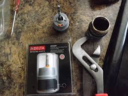 How is the repair of a delta kitchen faucet done? Leaky Kitchen Faucet Stuck Doityourself Com Community Forums