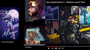 In The New Trailer Mirage Has Fanart Made By Redditors On His Wall Apexlegends View and download mirage apex legends 4k ultra hd mobile wallpaper for free on your mobile phones, android phones and iphones. in the new trailer mirage has fanart