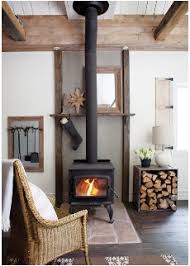 Pin By Vicki Groeling On Clover Traditional Lodge Woodburning Stove Fireplace Cabin Style Wood Stove Hearth