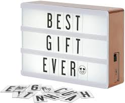Amazon Com My Cinema Lightbox Rose Gold Light Box Micro Led Marquee With 100 Letters Numbers And Emojis Diy Mini Sign A6 Size 4x6 Inches Metallic Rose Gold Finish With Matching Braided Rose