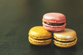 Macaron/food wallpaper | macaroon wallpaper, macaron. Hd Wallpaper Two Yellow And One Pink French Macaroons Macaron Macarons Food Wallpaper Flare
