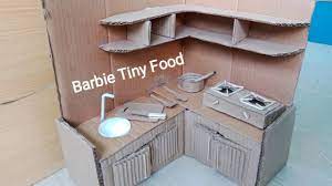 How To Make Miniature Kitchen Diy Cardboard Pretend Play Kitchen For K Pretend Play Kitchen Diy Cardboard Miniature Kitchen