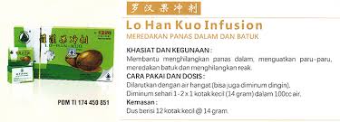 Ada cara menghilangkan jerawat yang tidak membahayakan. Lo Han Kuo Infusion