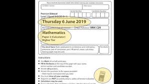 Edexcel Gcse Maths June 2019 Paper 2 Higher Calculator 2h Youtube
