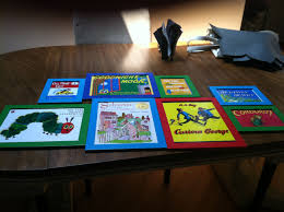 Framed Children S Books Covers Playroom Toddler Playroom Kids Room