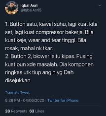 Faktor air aircond menitis di dalam kereta berpunca daripada cooling coil kotor dan saluran air keluar tersumbat. Tips Penjagaan Aircond Kereta