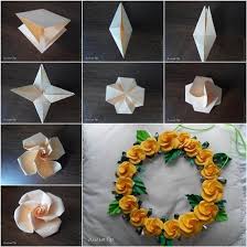 How To Diy Beautiful Origami Rose Origami Crafts Origami Rose Origami Flowers