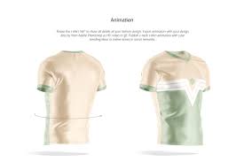 Download V Neck T Shirt Animated Mockup By Rebrandy Thehungryjpeg Com